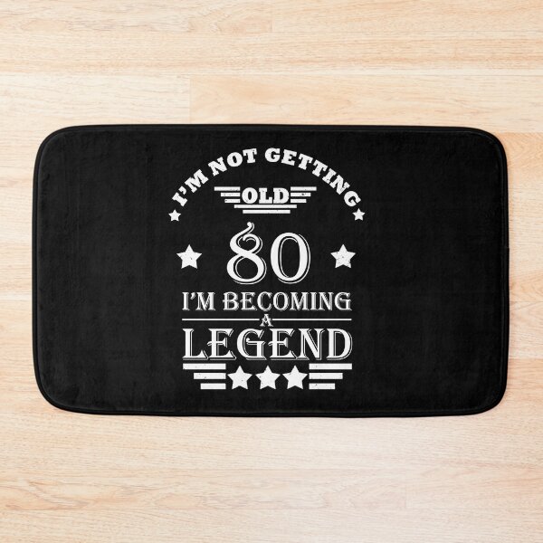 Item preview, I'm Not Getting Old I'm Becoming A Legend - Vintage 80 years old - 80th Birthday Party Gift designed and sold by Alexaltay.
