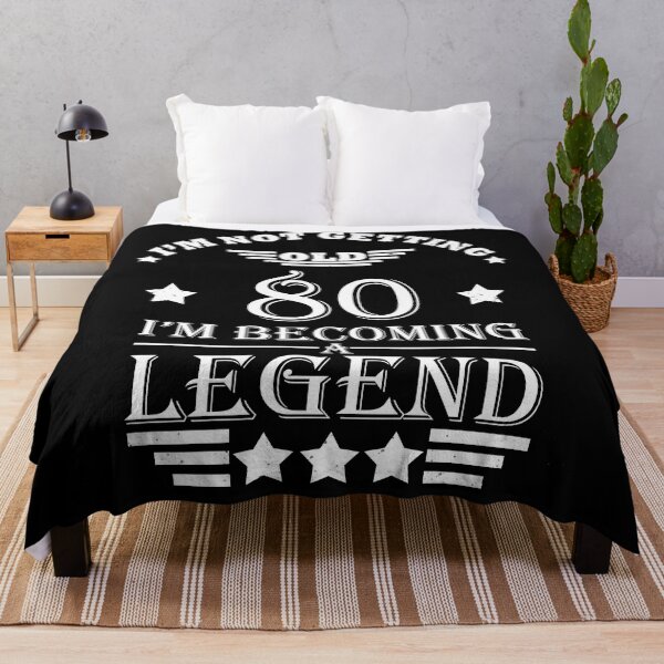 Item preview, I'm Not Getting Old I'm Becoming A Legend - Vintage 80 years old - 80th Birthday Party Gift designed and sold by Alexaltay.
