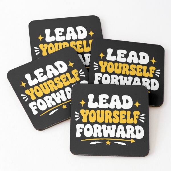 Item preview, Lead Yourself Forward Leadership Motivation Typography T-Shirt designed and sold by rejowan-arts.
