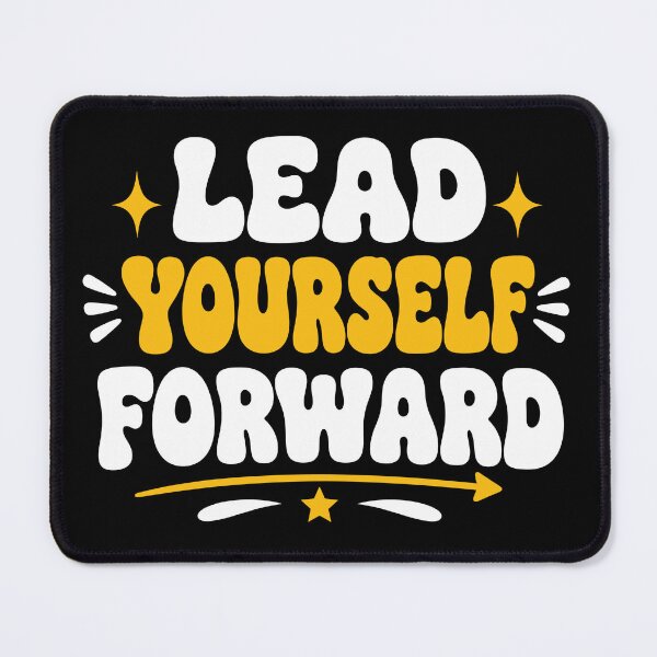Item preview, Lead Yourself Forward Leadership Motivation Typography T-Shirt designed and sold by rejowan-arts.
