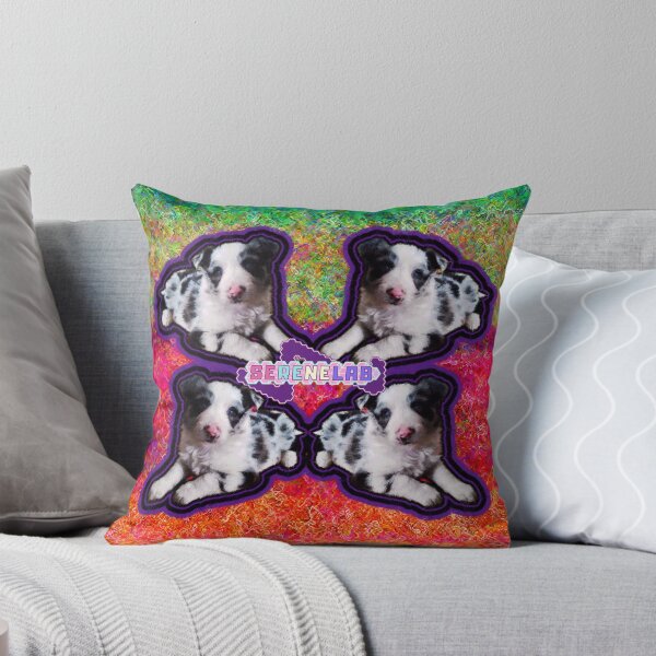 Item preview, Border Collie Puppies Cosmic Pattern designed and sold by Serenelab777.