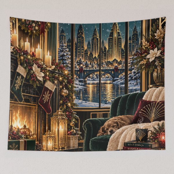Item preview, Christmas by Moonlight designed and sold by AbstractAnom.