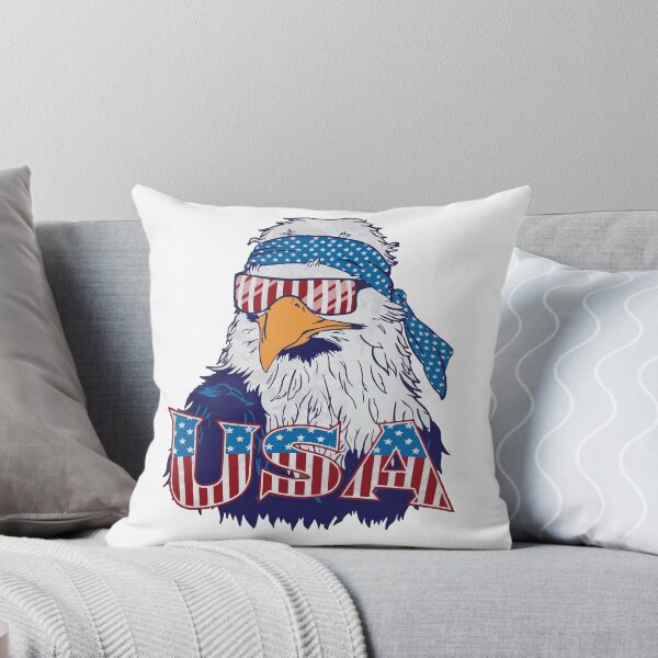 Item preview, Patriotic Eagle USA Flag - American Bald Eagle designed and sold by DGMaxShop.