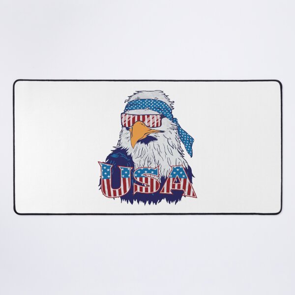 Item preview, Patriotic Eagle USA Flag - American Bald Eagle designed and sold by DGMaxShop.