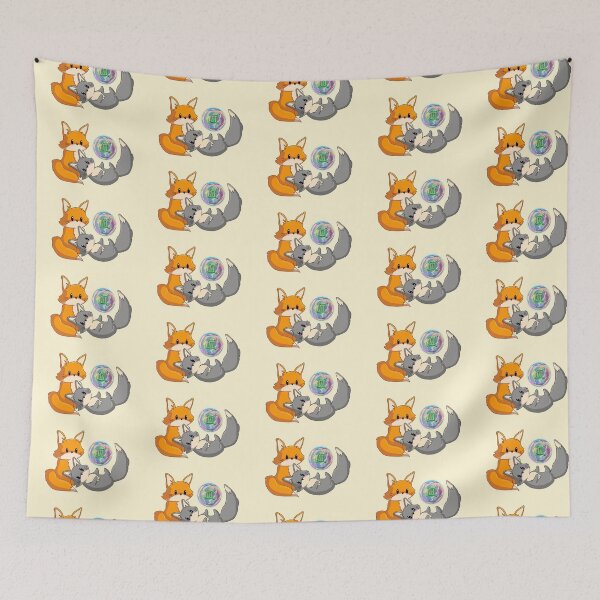 Item preview, Lil Gemini Foxes ♊ designed and sold by DoodlesbyEllieE.