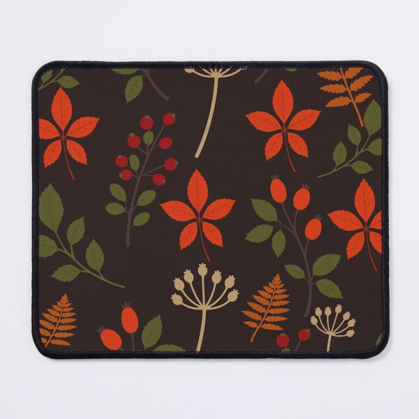 Item preview, Rosehip and Fern Autumn Herbarium Pattern designed and sold by BelievingCreates.