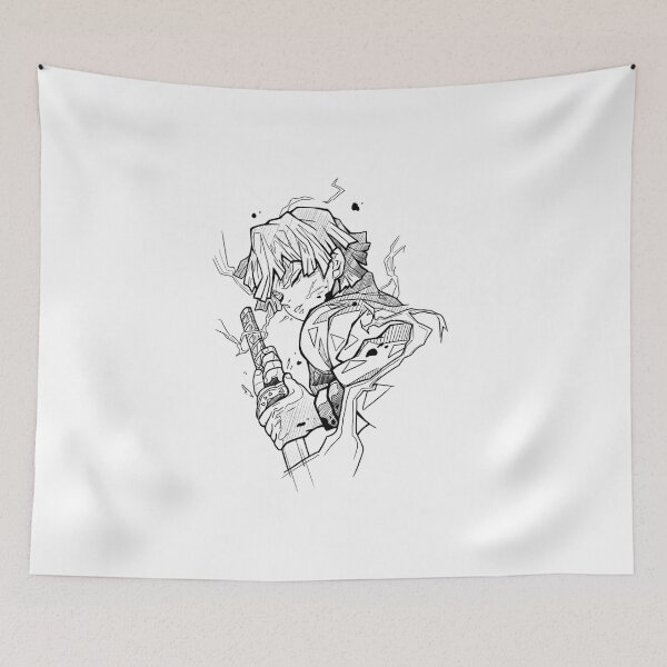 Item preview, Thunder Breathing Swordsman – Lightning Warrior designed and sold by Mr-MC-kitty.