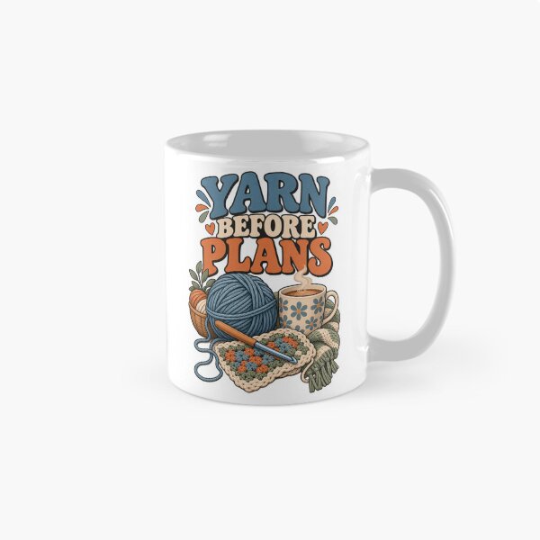 Item preview, Yarn Before Plans – Funny Crochet Lover Crafting Humor designed and sold by Print-Mingle01.