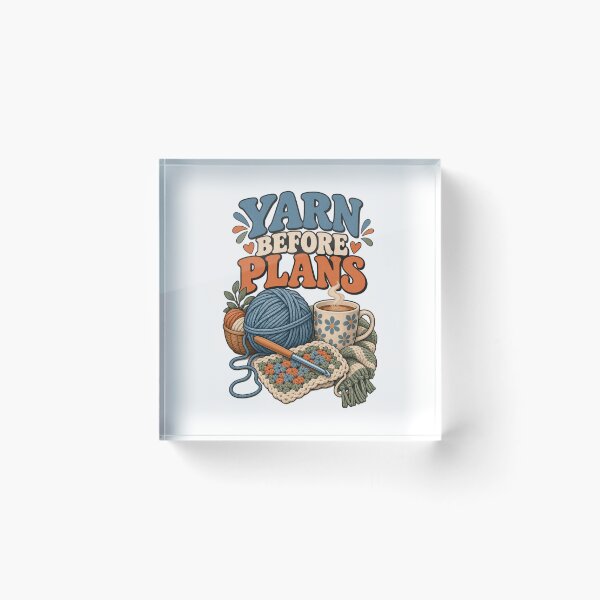 Item preview, Yarn Before Plans – Funny Crochet Lover Crafting Humor designed and sold by Print-Mingle01.