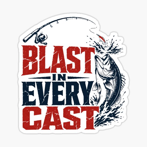 Item preview, Bass Fishing Outdoor Cast designed and sold by Tee`s By EJ.
