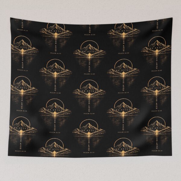 Item preview, Be Still And Know Psalm 46Christian Faith Bible Verse designed and sold by RealestInternet.