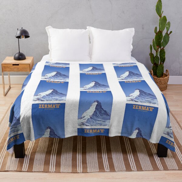 Item preview, Zermatt Am Matterhornvalais Switzerland Ski Poster designed and sold by lizettis.