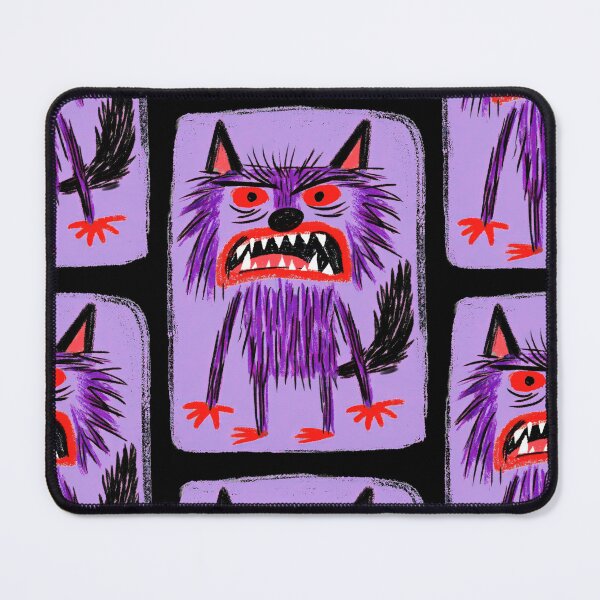 Item preview, Purple Cartoon Wolf designed and sold by Bernard Santora.