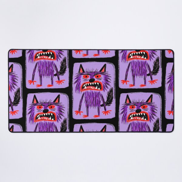 Item preview, Purple Cartoon Wolf designed and sold by Bernard Santora.