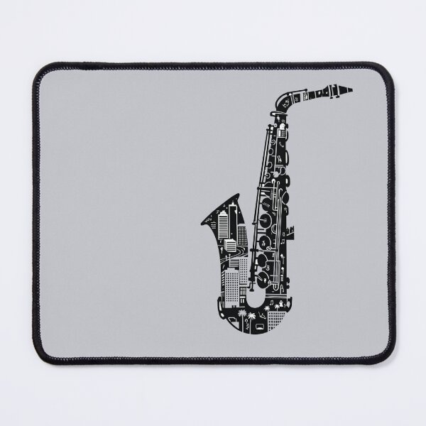 Item preview, Saxophone and cityscape. designed and sold by MagelliShop.
