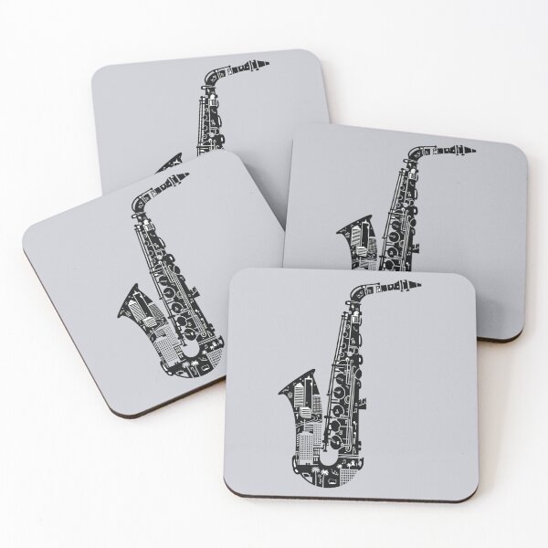 Item preview, Saxophone and cityscape. designed and sold by MagelliShop.