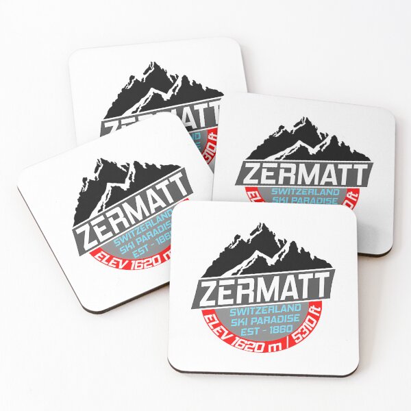 Item preview, Ski Zermatt Switzerland Matterhorn Skiing Paradise (1) designed and sold by flamesnejme.