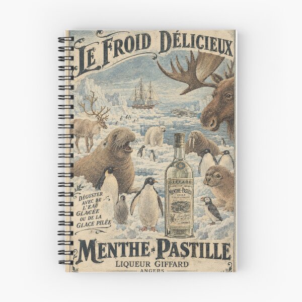 Item preview, Menthe Pastille Pub "The Delicious Cold" vintage style designed and sold by Studio RTN.