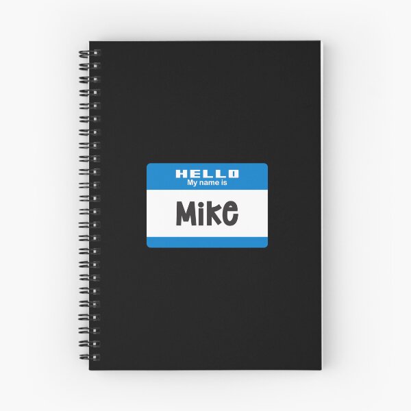 Item preview, Hello My Name is Mike - Blue Name Tag 2 designed and sold by Vector-Artist.