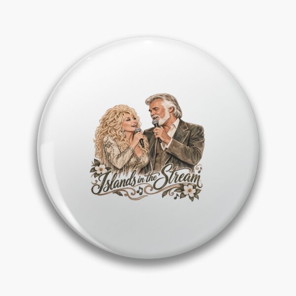 Item preview, Dolly Parton Kenny Rogers Islands in the Stream, Watercolor Country Music designed and sold by llesmith.