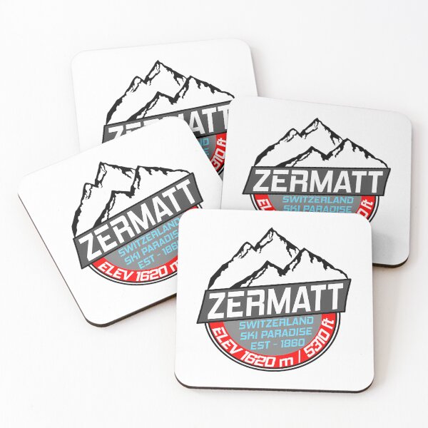 Item preview, Ski Zermatt Switzerland Matterhorn Skiing Paradise designed and sold by flamesnejme.