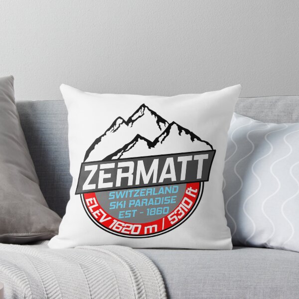 Item preview, Ski Zermatt Switzerland Matterhorn Skiing Paradise designed and sold by flamesnejme.