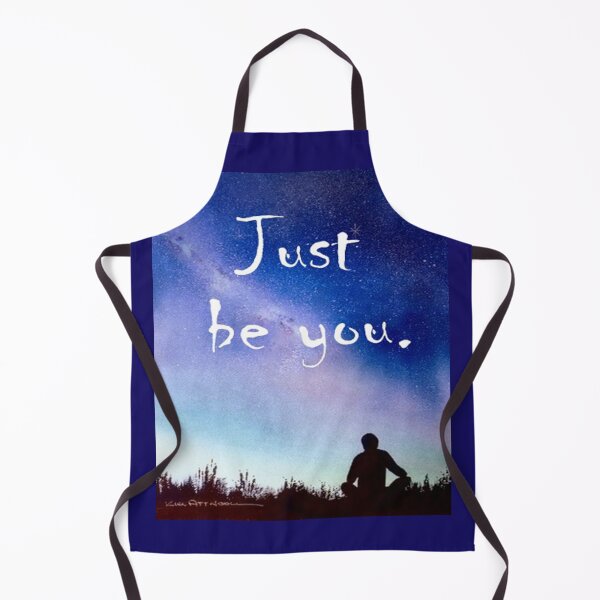 Item preview, Starlit night silhouette, Just be You. Original watercolor. designed and sold by aswoa.
