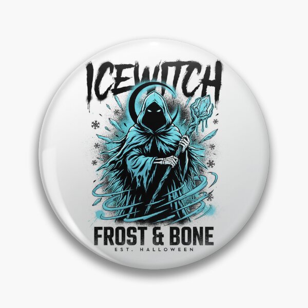 Item preview, Ice Witch Frost and Bone Halloween Design Graphic Tee v5 designed and sold by DarylWelsh2024.