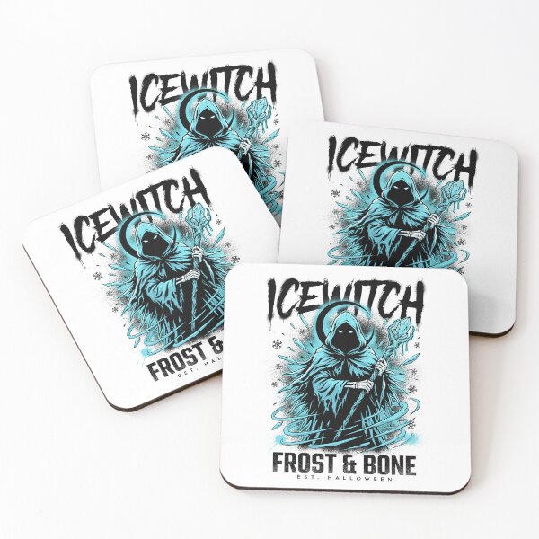Item preview, Ice Witch Frost and Bone Halloween Design Graphic Tee v5 designed and sold by DarylWelsh2024.