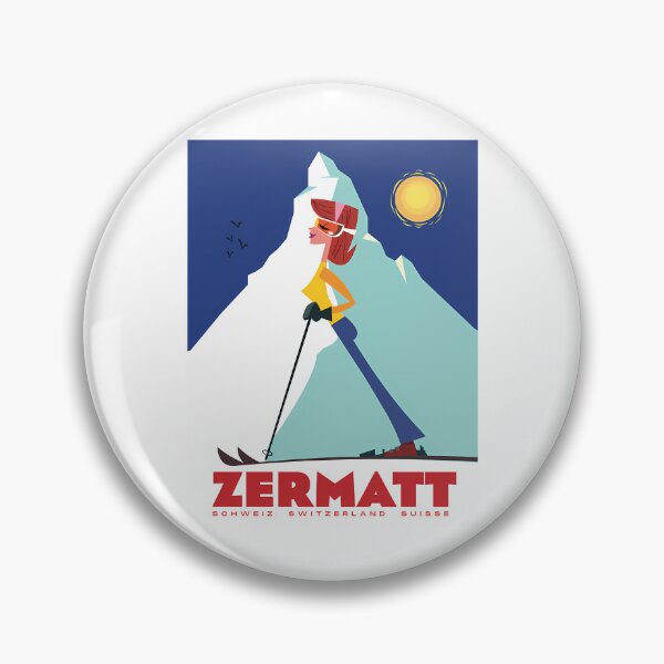 Item preview, Zermatt Ski Poster designed and sold by lizettis.