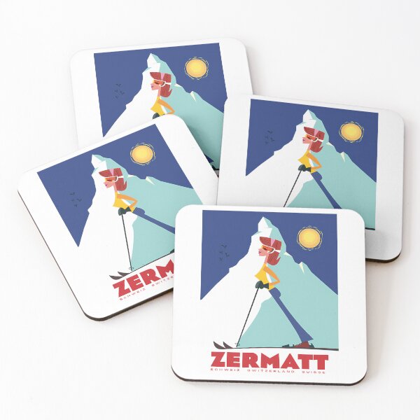 Item preview, Zermatt Ski Poster designed and sold by lizettis.