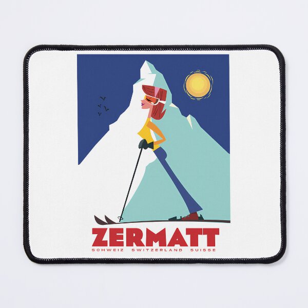 Item preview, Zermatt Ski Poster designed and sold by lizettis.
