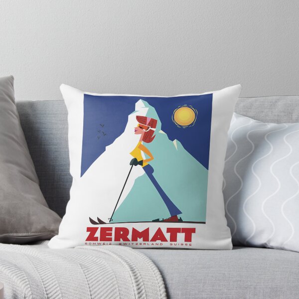 Item preview, Zermatt Ski Poster designed and sold by lizettis.