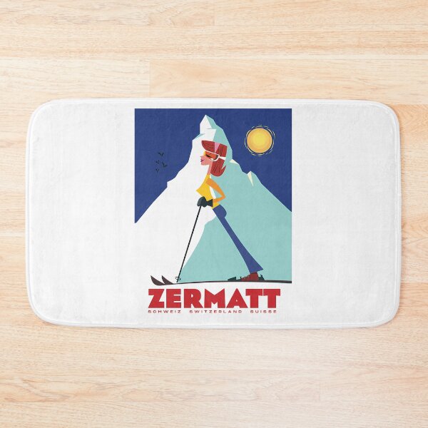 Item preview, Zermatt Ski Poster designed and sold by lizettis.