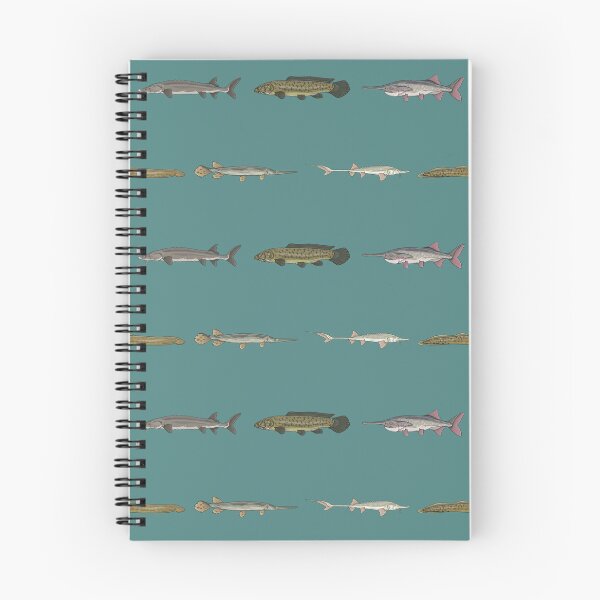 Item preview, Ancient Fishes Pattern (Blue Background) designed and sold by Marathon-Rana.