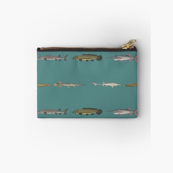 Aperçu de l'œuvre Motif de poissons anciens (fond bleu) créée et vendue par Marathon-Rana.
