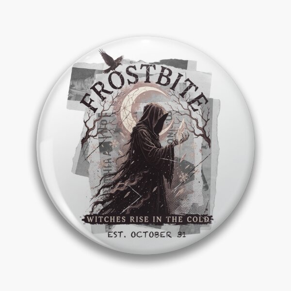 Item preview, Ice Witch Frost and Bone Halloween Design Graphic Tee v6 designed and sold by DarylWelsh2024.