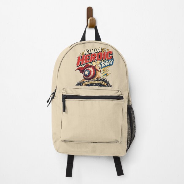 Item preview, Kinda Heroic Today Snail Superhero designed and sold by goldzilla.studio.