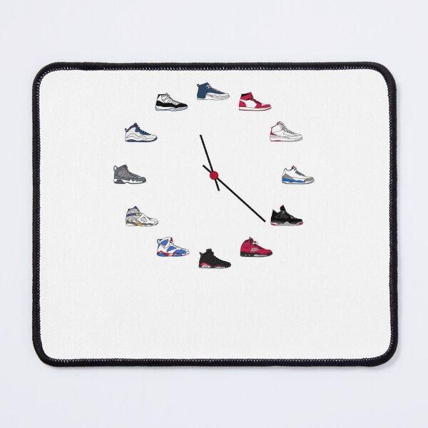 Aperçu de l'œuvre Horloge à baskets Jordan créée et vendue par Gutkowskiol.