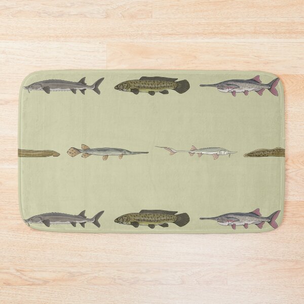 Item preview, Ancient Fishes Pattern (Sand Background) designed and sold by Marathon-Rana.