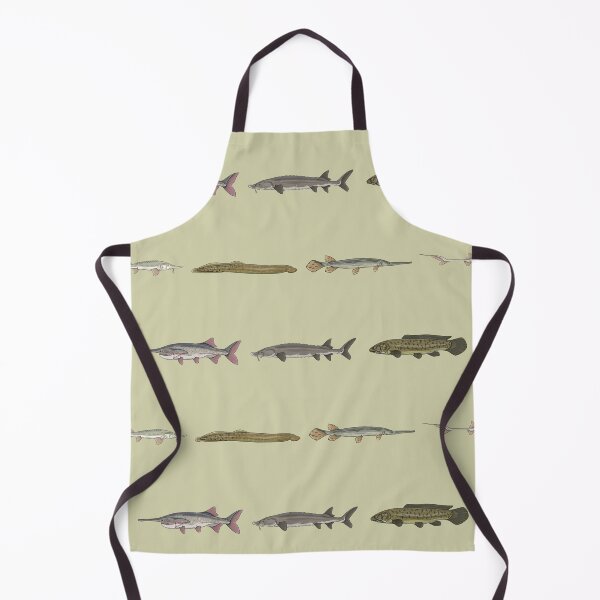 Item preview, Ancient Fishes Pattern (Sand Background) designed and sold by Marathon-Rana.