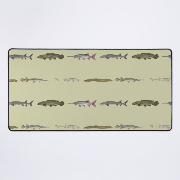 Item preview, Ancient Fishes Pattern (Sand Background) designed and sold by Marathon-Rana.