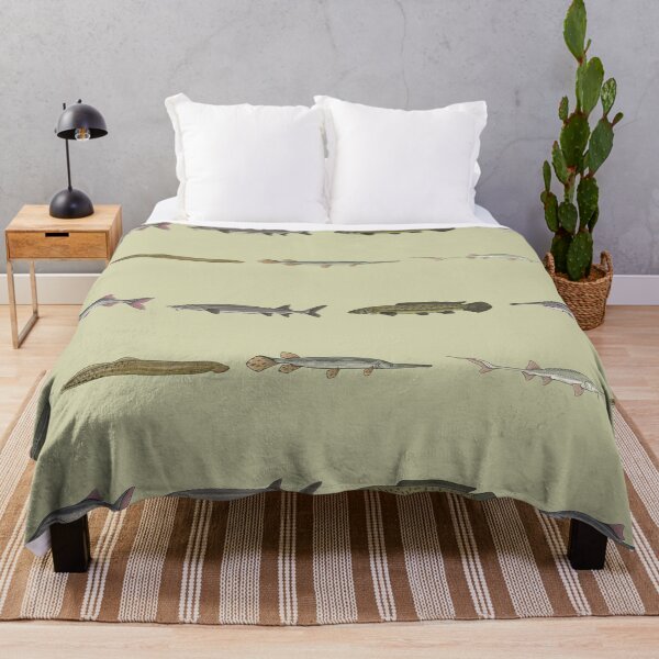 Item preview, Ancient Fishes Pattern (Sand Background) designed and sold by Marathon-Rana.