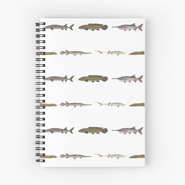 Item preview, Ancient Fishes Pattern (White Background) designed and sold by Marathon-Rana.