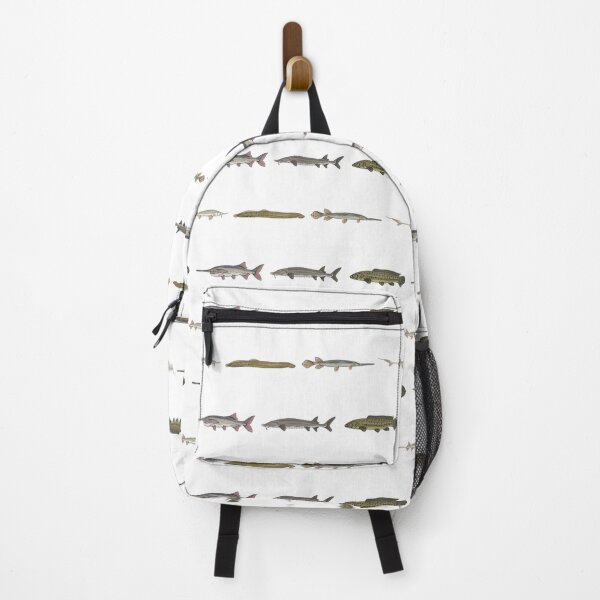 Item preview, Ancient Fishes Pattern (White Background) designed and sold by Marathon-Rana.