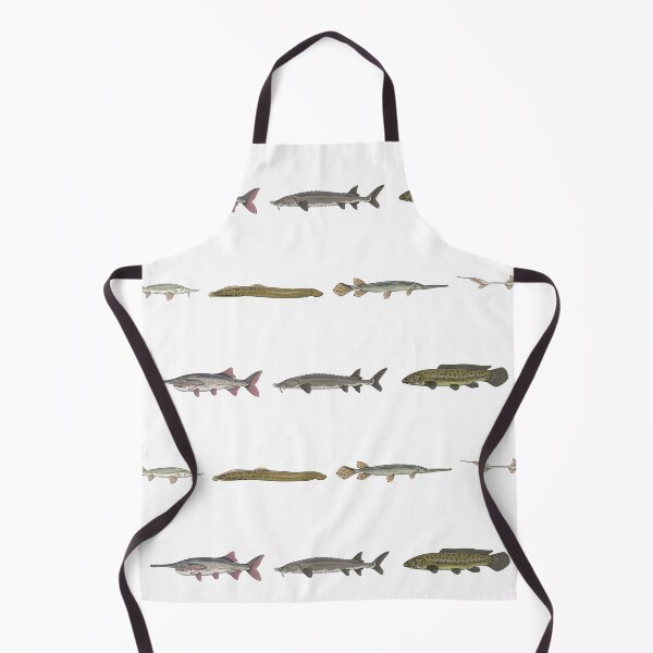Item preview, Ancient Fishes Pattern (White Background) designed and sold by Marathon-Rana.