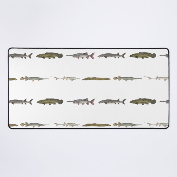 Item preview, Ancient Fishes Pattern (White Background) designed and sold by Marathon-Rana.