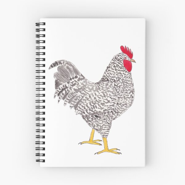 Item preview, Rooster ink and watercolour designed and sold by SGrownsSketches.