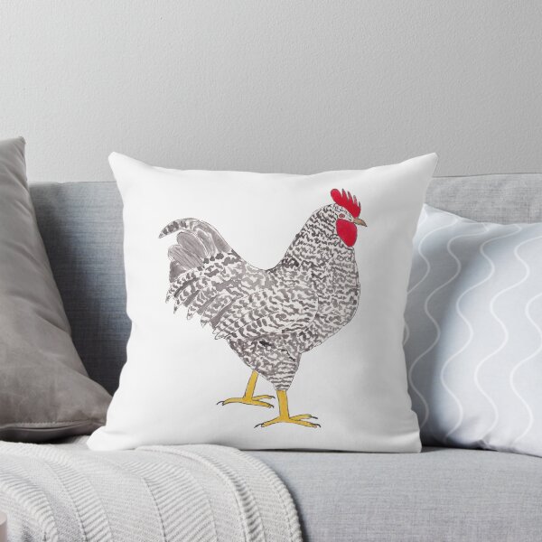 Item preview, Rooster ink and watercolour designed and sold by SGrownsSketches.