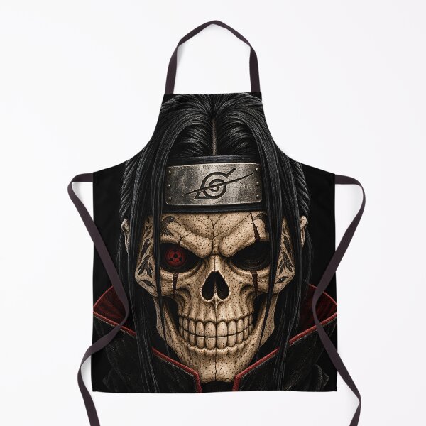 Item preview, Raven Crow Skull Long Hair Dark Warrior Art designed and sold by T-Chou.